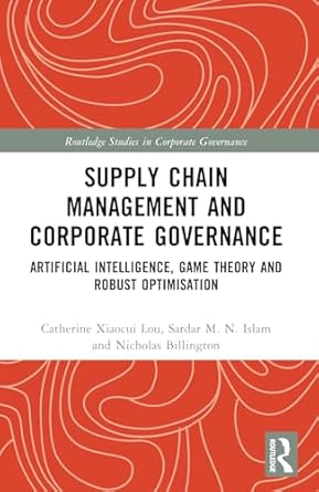 Supply Chain Management and Corporate Governance: Artificial ...