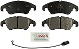 BOSCH BE1322 Blue Semi-Metallic Disc Brake Pad Set - Compatible With Select Audi A4, A4 Quattro, A5, A5 Quattro, A6, A6 Quattro, A7 Quattro, Allroad, Q5, S4, S5; Mercedes-Benz E300; FRONT