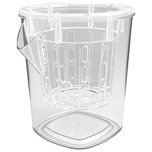 Pot à orchidées transparent avec trous de drainage et soucoupe