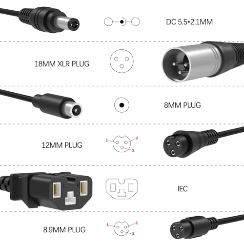 42V 2A Charger Connectors