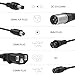 42V 2A Charger with 7 Plugs Universal for 36V Li-ion Battery, Fast Charger Replacement for Razor/Jetson/Voyage/gotrax/ninebot and Most 36V 10S Lithium Battery Device