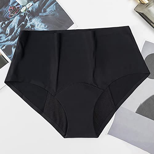MTEF Roupa de banho menstrual feminina, calcinha absorvente de cintura alta para adolescentes e meni