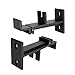 EXCEL LIFE Adjustable Soundbar Wall Mount, Universal Sound Bar Bracket for Mounting Under TV, Compatible with SONOS Samsung LG VIZIO Bose ROKU Soundbar, Black