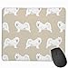 Produktbild Samoyed Sled Dog Design Khaki Dogs Samoyeds Dog Design Sled Dogs Sammy Dog Mousepad 18x22 cm