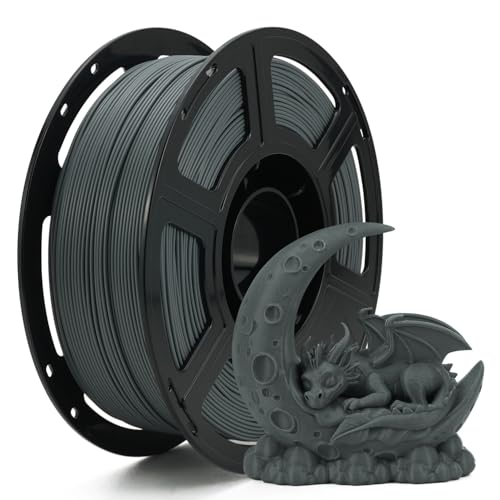 Image of FLASHFORGE High Speed PLA+ 3D Printer Filament Iron Grey, Enhanced Melt Flow for Faster, Smoother Prints, 500mm /s Rapid Printing, Feature Sleek Matte Finish, Rich and Solid Color