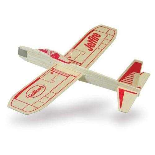 Big Game ~(6) JETFIRE Balsa Wood Airplane Glider GUILLOWS Jet Plane Model kit #30 New - Image 2