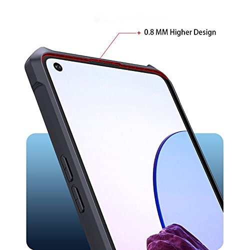Image of WOW IMAGINE Shockproof Crystal Clear Oppo F21 Pro 5G Back Cover Case | 360 Degree Protection | Protective Design | Transparent Back Cover Case for Oppo F21 Pro 5G (Black Bumper)