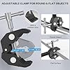 ZealSound Flexible Microphone Arm, Compact Gooseneck Mic Stand with 3/8" to 5/8" Adapter & Spring Mic Clip, Heavy-Duty Desk Clamp for Desks & Round Poles, 19 Inch #4