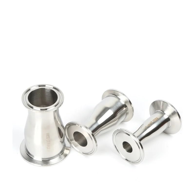 Reductor concéntrico 51x38mm con conector rápido de cono para tubería industrial
