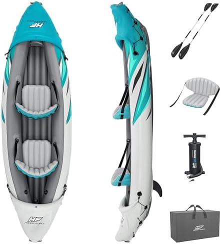 Bestway Hydro Force Inflatable Kayak Set | Includes Seat, Paddle,...
