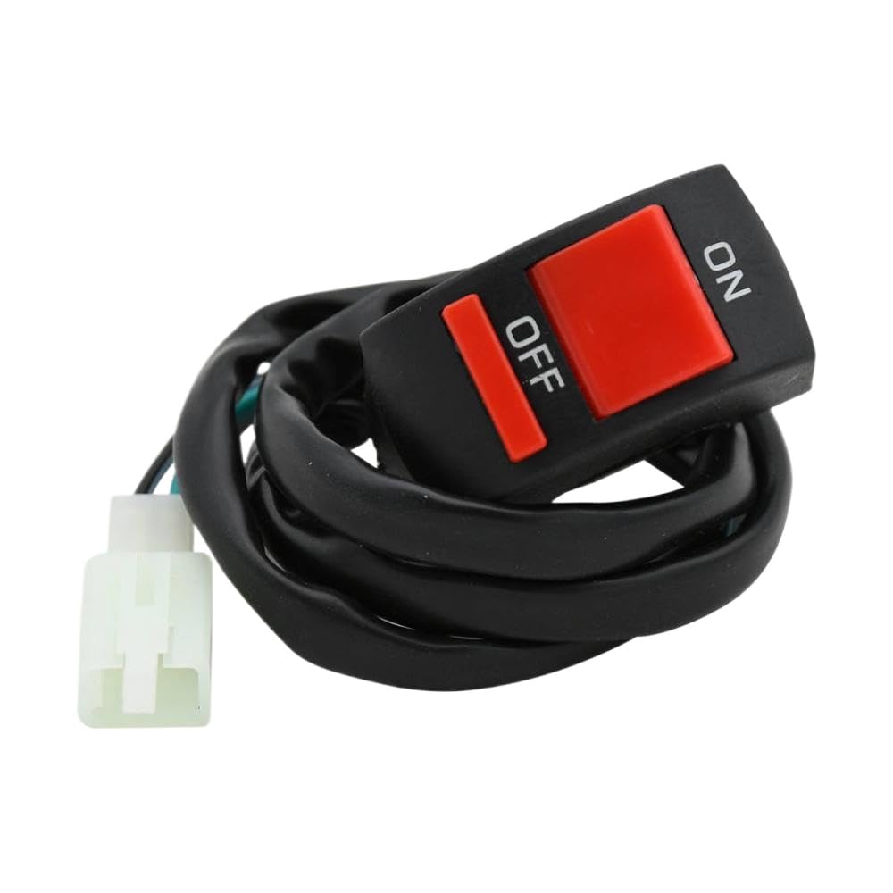 ON OFFボタンオートバイヘッドライトスイッチATVスクーターバイクライトコントロールフレームアウトスイッチと互換性