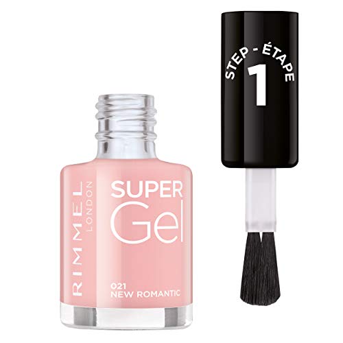 Rimmel - Vernis à Ongles Super Gel - Couleur et Brillance - Longue Tenue - 021 New Romantic - 12ml