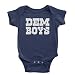 Expression Tees One-Piece Dem Boys Dallas Football Newborn Navy Blue Romper