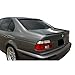 Roof Spoiler Compatible With 1997-2003 BMW E39 5-Series M5 Sedan, Unpainted ABS Rear - Other Color Available Rear Trunk Tail Spoiler Wing by IKON MOTORSPORTS, 1998 1999 2000 2001 2002