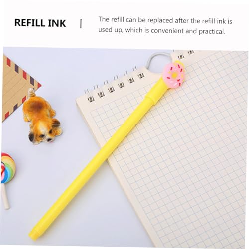 Set 20 bolígrafos de tinta gel diseño donut miniatura 3