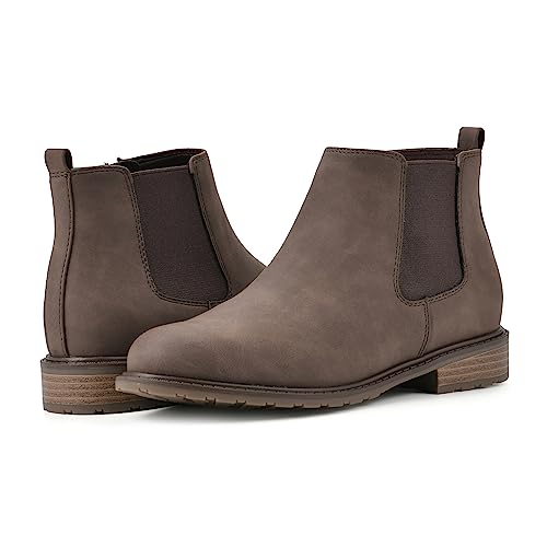 WHITE MOUNTAIN Women's Caching Block Heel Chelsea Bootie