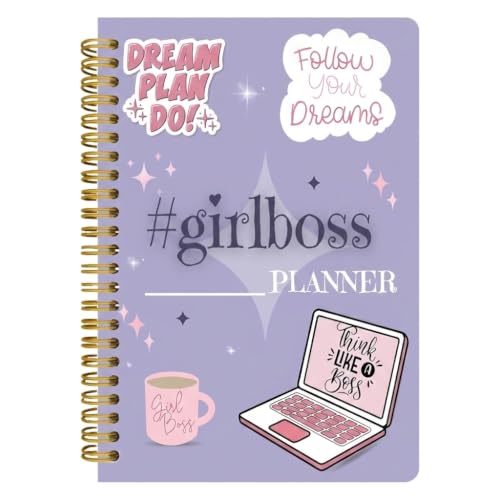 Computer Accessories Purple Spiral Laptop Accessories Budget Planner, Aesthetic E Notebook Portatil Computer Laptop for Women Office Supplies Work Planning School Student Study Desktop Organizer image 2