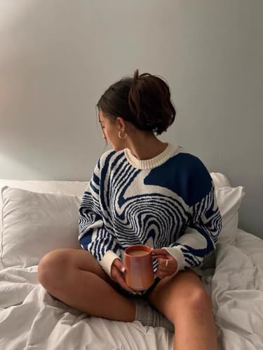 Y2k Sweater Men Women Oversized Grunge Sweater Pullover Aesthetic Vintage Sweater Long Sleeve Fall Grandpa Sweater3