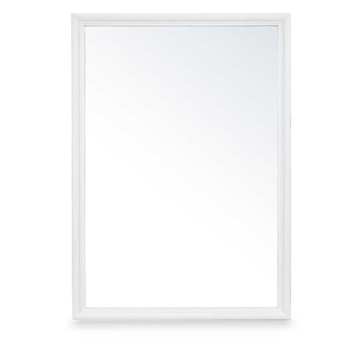 Gift Decor Espejo de Pared Madera Blanco 50 x 70 x 50 cm