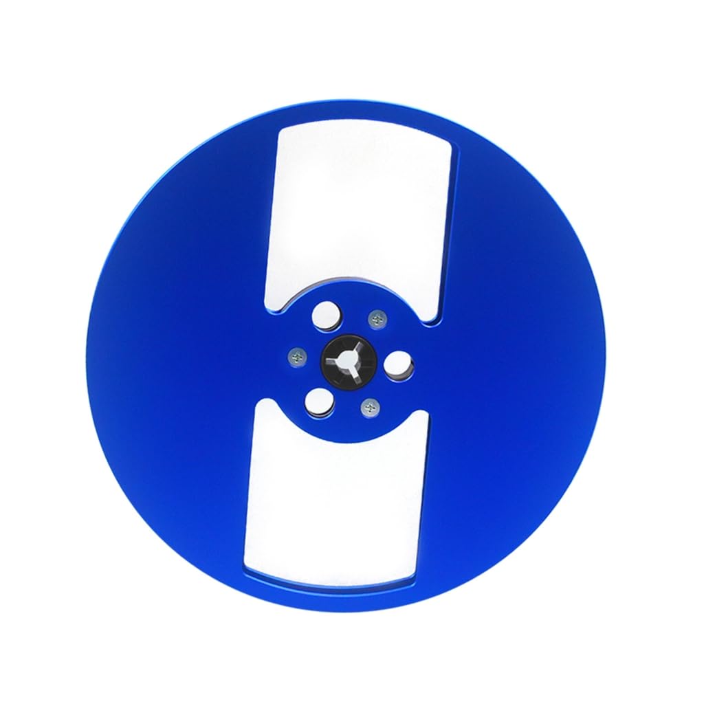 Elnwnnkc 1/4 7inch Empty Reel for Reel to Reel Tape Recorders for Open Reel Sound Deck, Aluminum Alloy