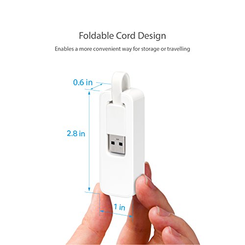 Tp-Link Usb To Ethernet Adapter, Foldable Usb 2.0 To 10/100 Lan Network Adapter, Support Windows 10/8.1/8/7/Vista/Xp For Desktop Laptop Pc Apple Macbook Surface Pro Linux Os And More (Ue200) #TOP1