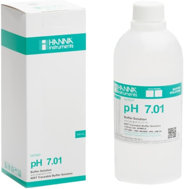 WLR Industries hanna buffer solution hi7007l ph 7 - ph 7.01