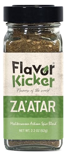 Za'atar (Zatar/Zaatar/Zahtar) Seasoning Blend by FlavorKicker | 1.8 oz |