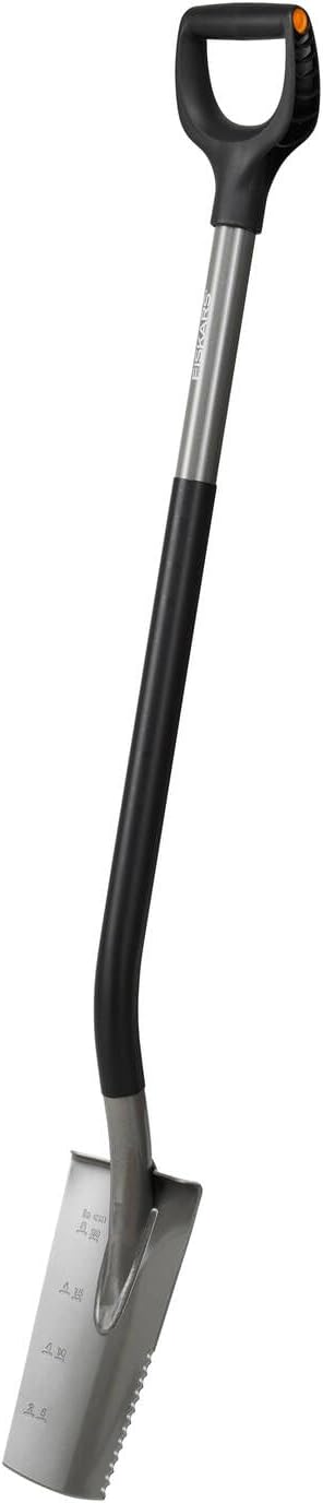 Fiskars Ergonomic Perennial Grey Spade