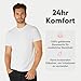 FM London Herren-t-Shirt (3/5er-pack) Herren T-Shirt, Weiß (3er-Pack), L