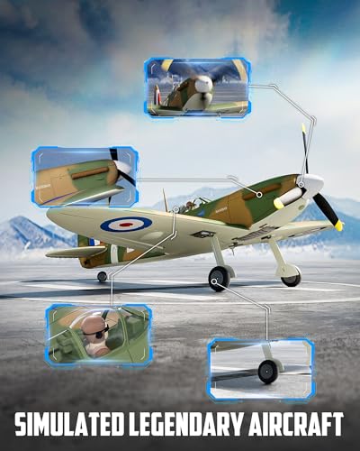 Image of volantexrc Brushless RC Plane, 4CH Remote Control Airplane for Beginners