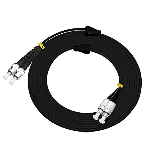 Cable de fibra óptica FC a ST OM2 de 200 metros para instalaciones de red en exteriores