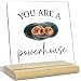You Are A Powerhouse Acrylic Desk Sign,Science Gifts,Biology Gifts,Motivational Science Classroom Decor for Office School Desk Table Shelf, Science Teacher Gift