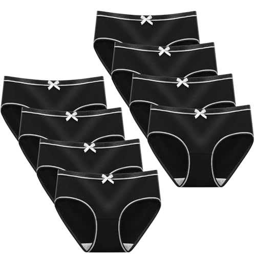AYBUY Unterwäsche für Mädchen, 8er Pack Unterhosen Teenager...