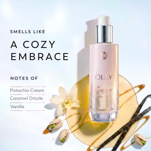 Olay Super Body Oil for Women, with 5-in-1 Oil + Serum Complex with Jojoba Oil, Squalene Oil, Bakuchiol, Collagen peptide, and Vitamin E, Free of Sulfates, Parabens & Phthalates, 4 Fl Oz - image 9
