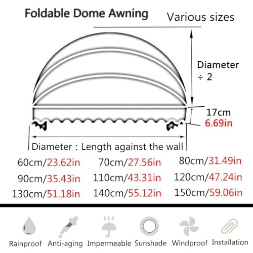 Auvent pliable protection UV optimale et housse polyvalente de terrasse - 3