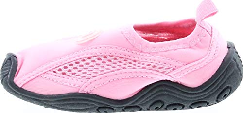 Static Footwear Girls Water Friendly Vacation Beach Water Sock Sandals,Pink,92