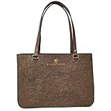  Sac à main en cuir de noix de coco Marron