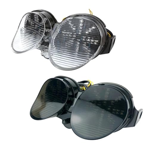 Feu arrière R6 2001 2002 à clignotants intégrés haute visibilité