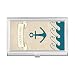 Anchor Ocean Love Sea Sailing Pattern Business Card Holder Case Pocket Box Wallet