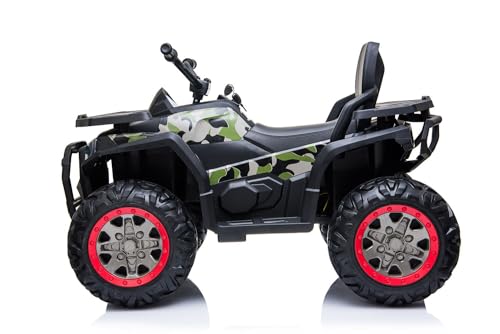 Elektro Kinderfahrzeug - Elektro Kinderquad 607 2x45W, 12V7Ah - 111x65x73,5cm (Camouflage)