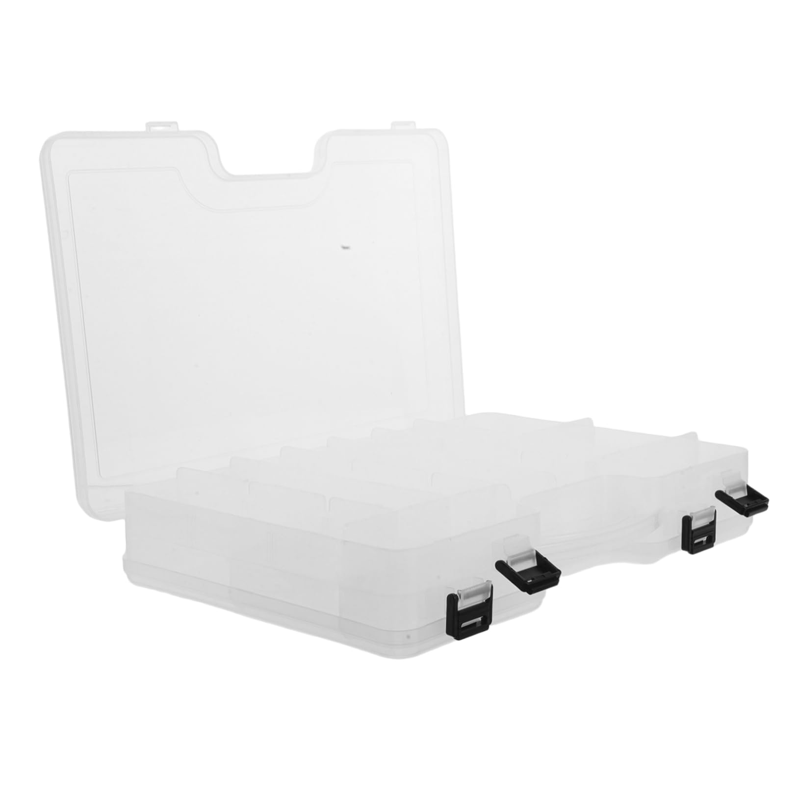 Abaodam Double Sided Fishing Large Capacity White Organizer for Hooks Accessories Durable Storage for Outdoor Fishing Activities