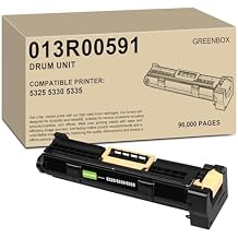 GREENBOX Remanufactured 013R00591 Drum Cartridge Replacement for Xerox 5325 5330 5335 Imaging Drum Unit for WorkCentre 5325 5330 5335 Printer 96,000 Pages