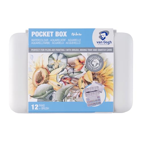 ROYAL TALENS Aquarellfarbe Van Gogh, 12er Box, Naturfarben