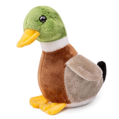Image of ZHONGXIN MADE Mallard Duck Plush Toy - Soft Mallard Duck Stuffed Animals Doll, Cute Green Duck Plushie Toy Home Decoration 5.6”, Unique Plush Gift Collection for Kids