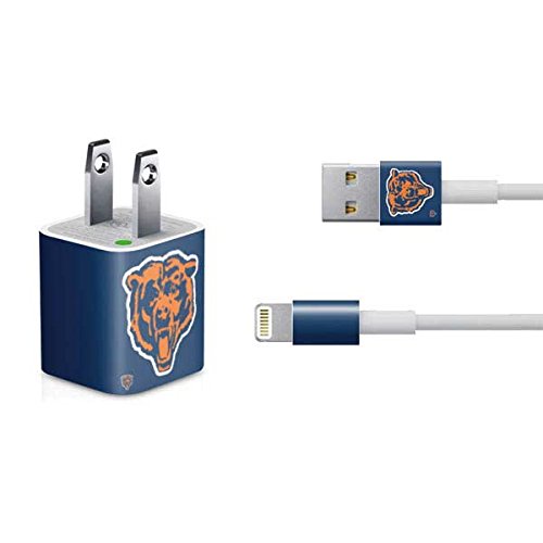 Skinit Decal Other Skin Compatible with iPhone Charger (5W USB) - Officially Licensed NFL Chicago Bears Retro Logo Design