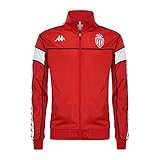 Temporada: 21/22 Kappa 222 Banda MEREZ Slim AS Monaco Abrigo de vestir, rojo/blanco, 12 años Unisex Adulto