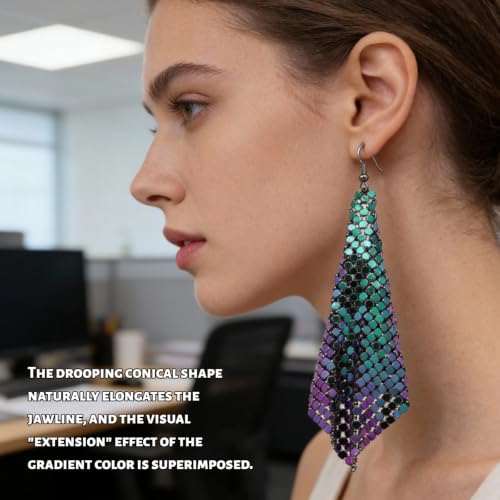 Boucles d'oreilles pendantes légères pour danser sans douleur lors des mariages