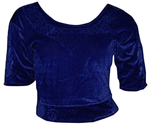 Trendofindia Dunkelblau Choli (Sari Oberteil)...