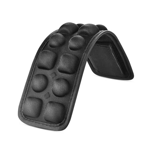 lszpseep Antigravity Shoulder Strap Pad, Breathable Decompression Cushion with 3D Airbags, Universal Bag Strap Comfort Pad, Black (1)