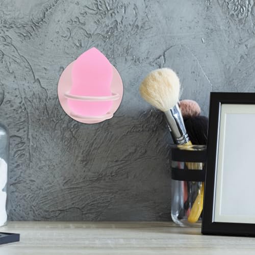 Soporte de esponjas de maquillaje de acero al carbono resistente y duradero 4